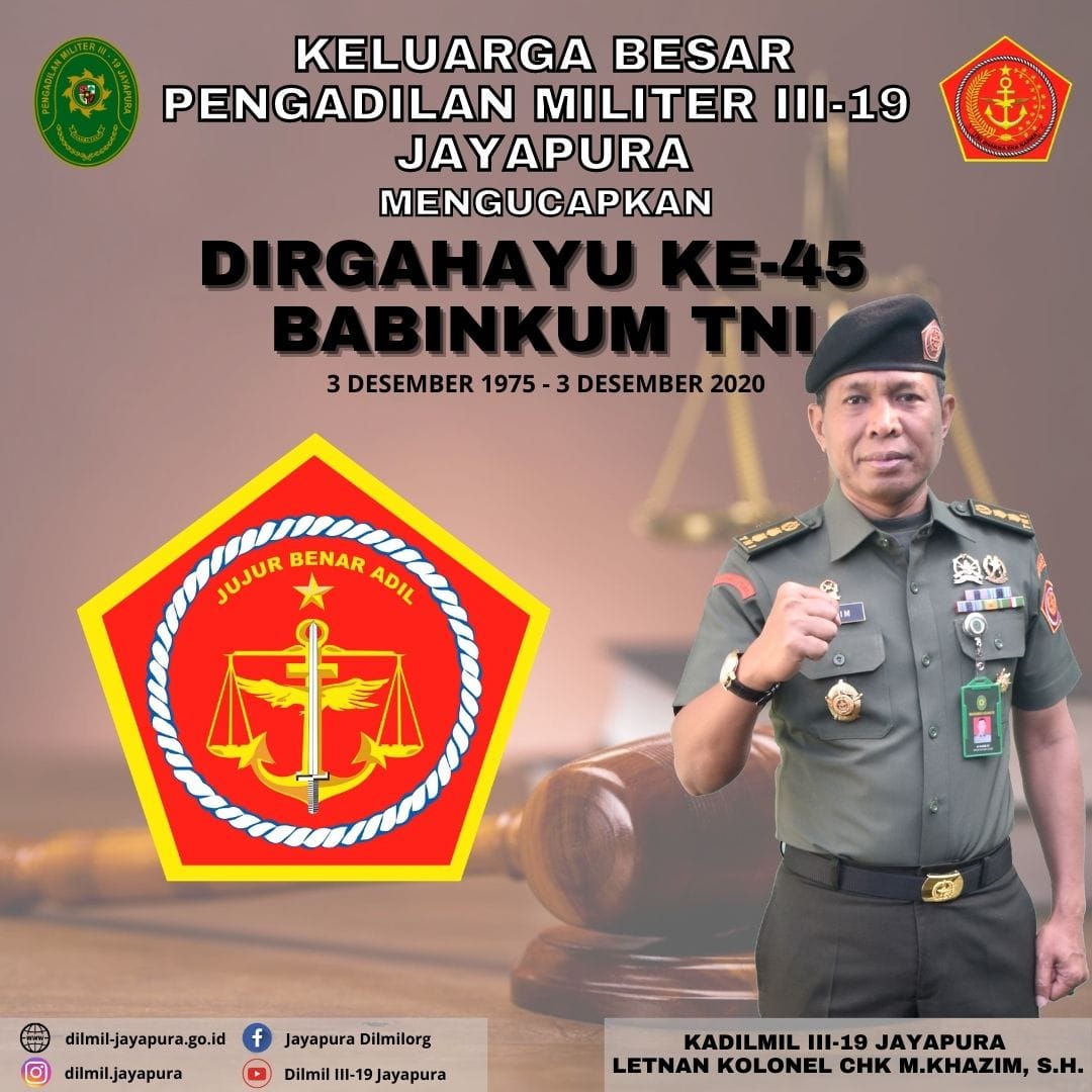 DIRGAHAYU KE-45 BABINKUM TNI