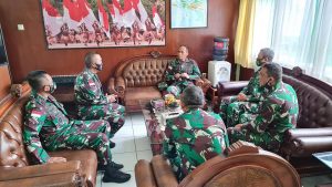 Kunjungan Kerja dari Pangdam XVII/Cendrawasih Mayor Jenderal TNI Ignatius Yogo Triyono