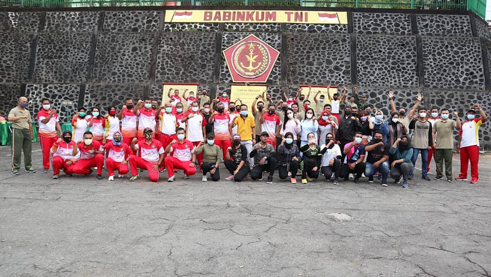 KEGIATAN OLAHRAGA BERSAMA PENGADILAN MILITER III-19 JAYAPURA, OTMIL IV-20 JAYAPURA DAN KUMDAM XVII/CENDERAWASIH