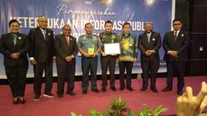Pengadilan Militer III-19 Jayapura Kembali Raih Penghargaan Komisi Informasi Provinsi Papua 2022